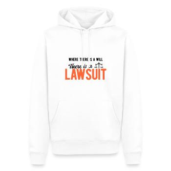 Richter Jurist Anwalt - Männer Premium Bio Hoodie - Weiß - Vorne - Nico (187cm)