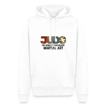 Japanischer Kampfsport Judo - Männer Premium Bio Hoodie - Weiß - Vorne - Nico (187cm)