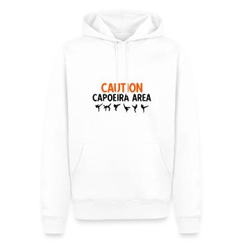 Capoeira - Männer Premium Bio Hoodie - Weiß - Vorne - Nico (187cm)