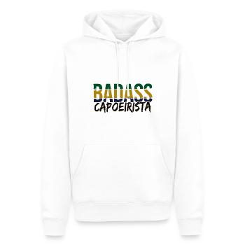Capoeira - Männer Premium Bio Hoodie - Weiß - Vorne - Nico (187cm)