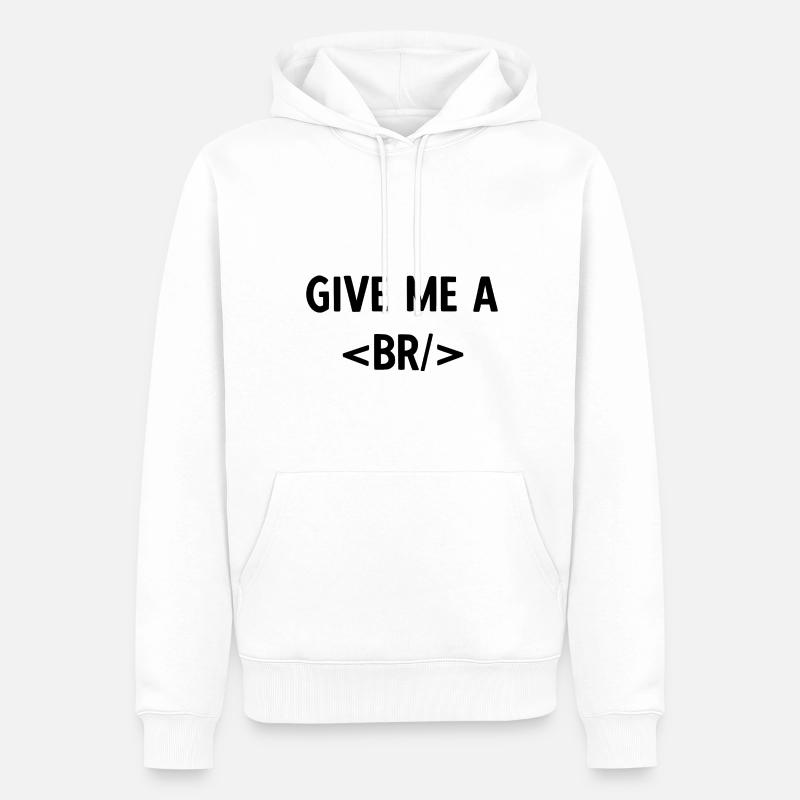 Software Ingenieur Informatiker Programmierer - Männer Premium Bio Hoodie - Weiß