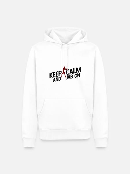 Boxsport Boxing - Männer Premium Bio Hoodie - Weiß