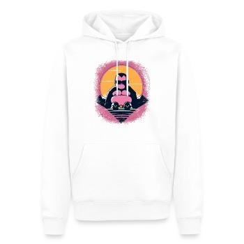 birthday humor present idea sayings statement ice - Männer Premium Bio Hoodie - Weiß - Vorne - Nico (187cm)