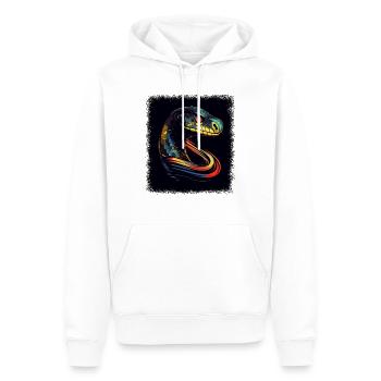 funny monkey jokes joke geek ape present - Männer Premium Bio Hoodie - Weiß - Vorne - Nico (187cm)
