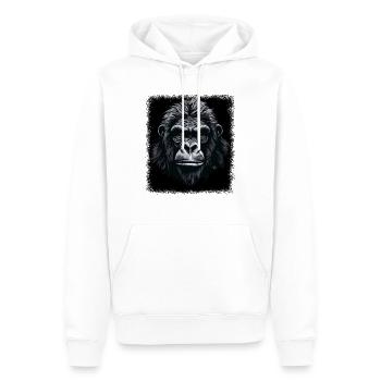 citation cadeau d’anniversaire cool dictons drôles - Sweat à capuche Premium bio Homme - blanc - Devant - Nico (187cm)
