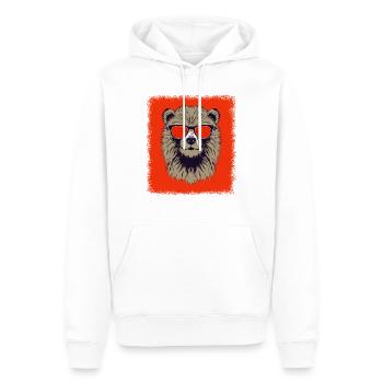 Running Cool Darth Birthday Greeting Bible Quote - Men’s Premium Organic Hoodie - white - Front - Nico (187cm)