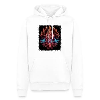 Déclaration Anniversaire Cadeau Flower Power Bday Enfant - Sweat à capuche Premium bio Homme - blanc - Devant - Nico (187cm)
