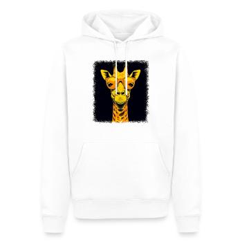 birthday present tall girl sloth kawaii - Männer Premium Bio Hoodie - Weiß - Vorne - Nico (187cm)