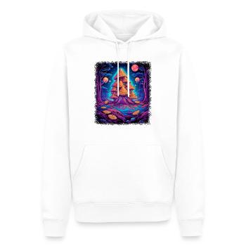 Baking Helper Statement Joke Cake Decorator - Men’s Premium Organic Hoodie - white - Front - Nico (187cm)
