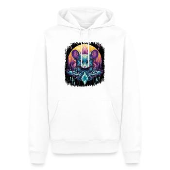 All Joke Happy CanvasBackpack Rat - Men’s Premium Organic Hoodie - white - Front - Nico (187cm)