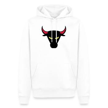 Stierkampf - Männer Premium Bio Hoodie - Weiß - Vorne - Nico (187cm)