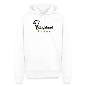 Koch Chefkoch 5 Sterne Geschenk Geburtstag Chef - Männer Premium Bio Hoodie - Weiß - Vorne - Nico (187cm)