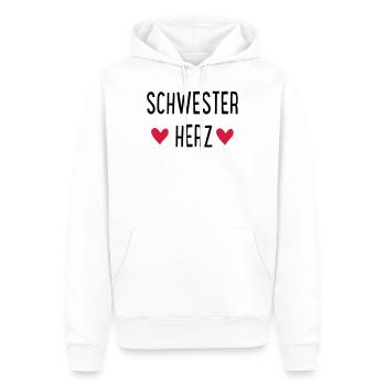 sis - Men’s Premium Organic Hoodie - white - Front - Nico (187cm)