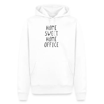Home sweet home office - Sweat à capuche Premium bio Homme - blanc - Devant - Nico (187cm)