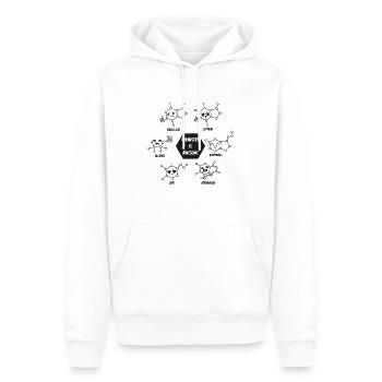 Chemistry is awesome Geschenk Science - Sweat à capuche Premium bio Homme - blanc - Devant - Nico (187cm)