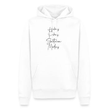 Hokus pokus sektchen modus - Männer Premium Bio Hoodie - Weiß - Vorne - Nico (187cm)