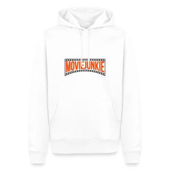 Colors can be changed | Movie Junkie - Men’s Premium Organic Hoodie - white - Front - Nico (187cm)
