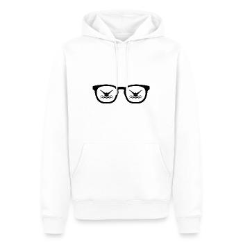 Sonnenbrille und Schwimmen - - Männer Premium Bio Hoodie - Weiß - Vorne - Nico (187cm)