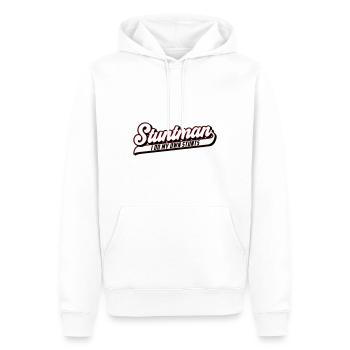 Stuntman I Do My Own Stunts | Farben änderbar - Männer Premium Bio Hoodie - Weiß - Vorne - Nico (187cm)