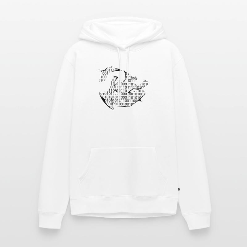 binary code Men’s Premium Organic Hoodie