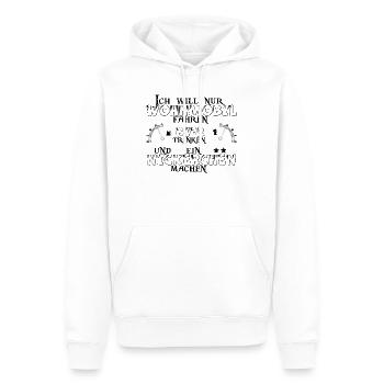 Wohnmobil Bier Nickerchen Camping - Männer Premium Bio Hoodie - Weiß - Vorne - Nico (187cm)