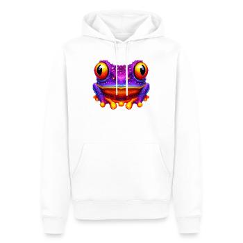 Frog - Men’s Premium Organic Hoodie - white - Front - Nico (187cm)