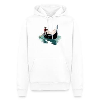 Venetian Gondola Adventure - Men’s Premium Organic Hoodie - white - Front - Nico (187cm)