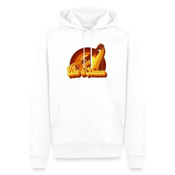 Hawaiian Ukulele Uke Retro 70s - Männer Premium Bio Hoodie - Weiß - Vorne - Nico (187cm)