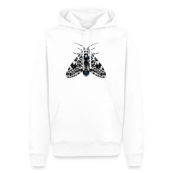 Riesen-Leopardenmotten-Hypercompe-Scribonia-Anime - Männer Premium Bio Hoodie - Weiß - Vorne - Nico (187cm)