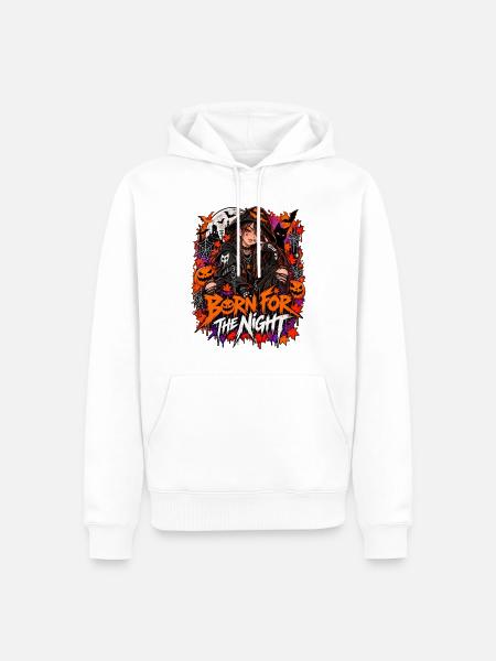 Halloween Anime Streetwear - Männer Premium Bio Hoodie - Weiß