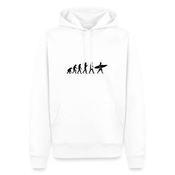 Wassersport - Männer Premium Bio Hoodie - Weiß - Vorne - Nico (187cm)