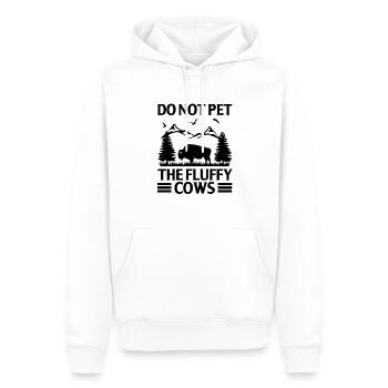 Bison Buffalo Water Buffalo National Park - Men’s Premium Organic Hoodie - white - Front - Nico (187cm)