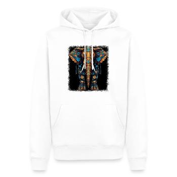geek sayings adorable quote birthday hamsa hand - Männer Premium Bio Hoodie - Weiß - Vorne - Nico (187cm)