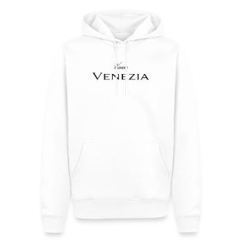 Veneto Venezia Schriftzug - Männer Premium Bio Hoodie - Weiß - Vorne - Nico (187cm)