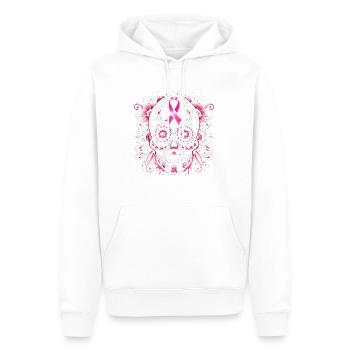 Dia De Los Muertos Mexico Sugar Skull Mexican - Men’s Premium Organic Hoodie - white - Front - Nico (187cm)