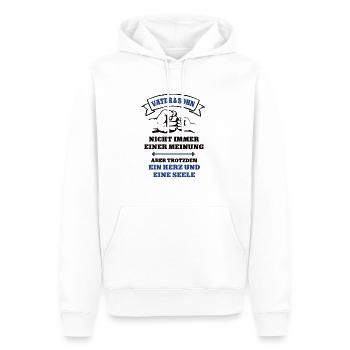 Vater und Sohn Outfit Team Väter Söhne Partnerlook - Männer Premium Bio Hoodie - Weiß - Vorne - Nico (187cm)