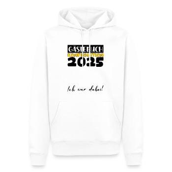 Confirmation 2025 Guest Book Decoration Girls Boys - Men’s Premium Organic Hoodie - white - Front - Nico (187cm)