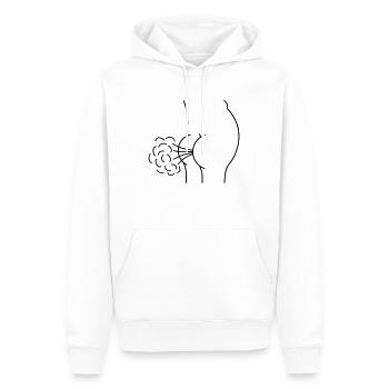 Fart - Männer Premium Bio Hoodie - Weiß - Vorne - Nico (187cm)