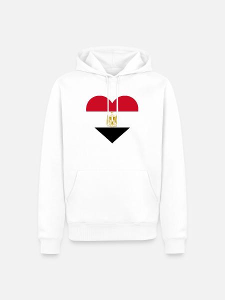 Ägypten - Männer Premium Bio Hoodie - Weiß