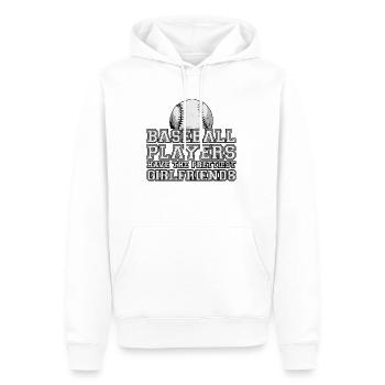 Baseball Players Have The Prettiest Girlfriends 2 - Männer Premium Bio Hoodie - Weiß - Vorne - Nico (187cm)