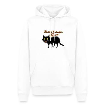 Und die Katze sagte Miau - Männer Premium Bio Hoodie - Weiß - Vorne - Nico (187cm)