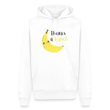 Thanks a bunch - Men’s Premium Organic Hoodie - white - Front - Nico (187cm)