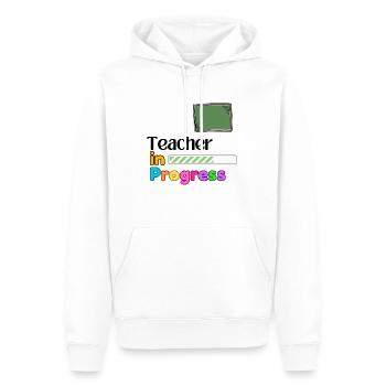 Lehrer in Arbeit Perfektes Geschenk - Männer Premium Bio Hoodie - Weiß - Vorne - Nico (187cm)