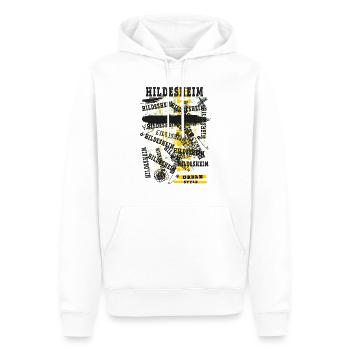 Hildesheim Deutschland Stadt Skyline Heimat Liebe - Männer Premium Bio Hoodie - Weiß - Vorne - Nico (187cm)
