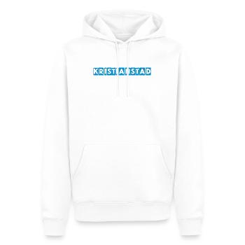 Kristianstad - Männer Premium Bio Hoodie - Weiß - Vorne - Nico (187cm)