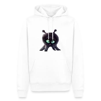 Nightling Fievee, la belle créature - Sweat à capuche Premium bio Homme - blanc - Devant - Nico (187cm)