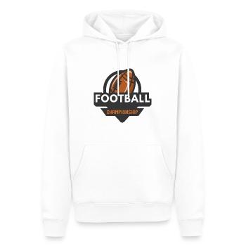Ballsport - Männer Premium Bio Hoodie - Weiß - Vorne - Nico (187cm)