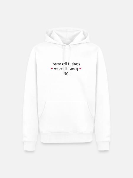 FAMILY - Men’s Premium Organic Hoodie - white
