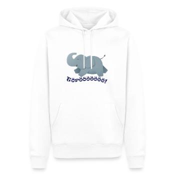 Wildtiere - Männer Premium Bio Hoodie - Weiß - Vorne - Nico (187cm)