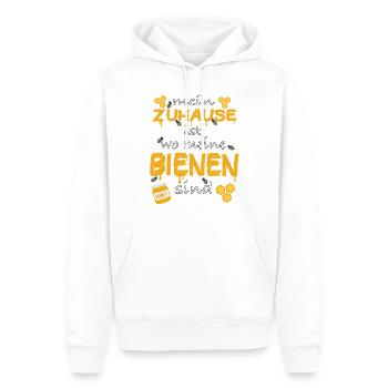 Imkerei Biene Imker Honig Dealer Zeidler Bienen - Männer Premium Bio Hoodie - Weiß - Vorne - Nico (187cm)